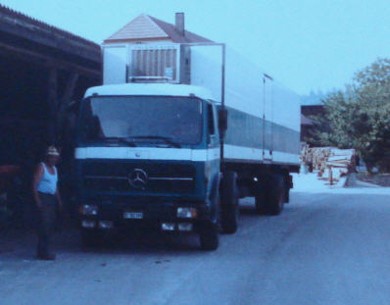 Erste Nationale Blumen- und Pflanzentransporte.